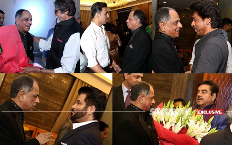 20 Exclusive Pictures Of Big B, SRK, Anil, Akshay, Shatrughan Sinha At Censor Chief Pahlaj Nihalani’s Bash