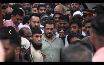 Salman Khan And Family Mourn Late Baba Siddique: Bollywood Celebs Pay Final Tributes Amid Heightened Security 