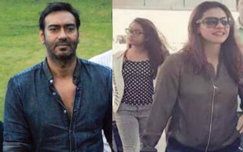Kajol Visits Ajay's Shivaay Sets In Mussoorie