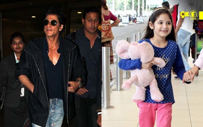 Fab Flyers: Shah Rukh Khan And Munni At The Airport