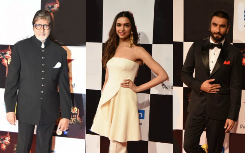 Amitabh Bachchan, Deepika Padukone, Ranveer Singh Dazzle On The Red Carpet