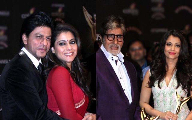 SRK, Kajol, Amitabh Bachchan, Aishwarya Rai Bachchan At A Star Studded Awards Night