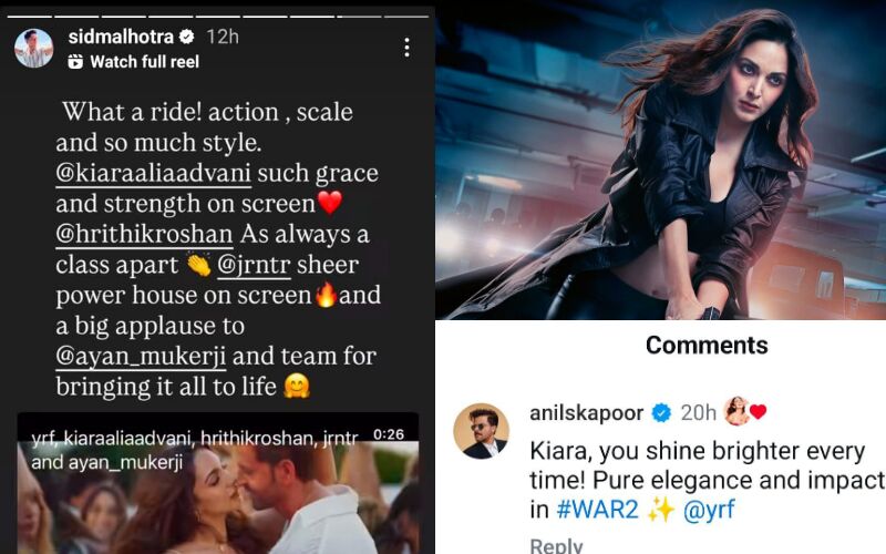 'You Shine Brighter Every Time'- Anil Kapoor And Sidharth Malhotra Applaud Kiara Advani’s Power-Packed Act In War 2