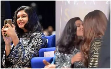 Aaradhya Bachchan Is Mumma Aishwarya Rai's Biggest Fan And Even Gets A Kiss From Her After Recording Diva's Best Actress WIn At SIIMA 2024 