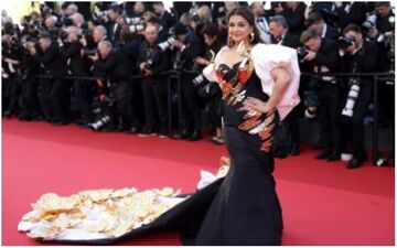 Aishwarya Rai Bachchan ROCKS Cannes 2024 In Falguni Shane Peacock's Stunning Outfit! Netizens Love Her Style And Confidence! 