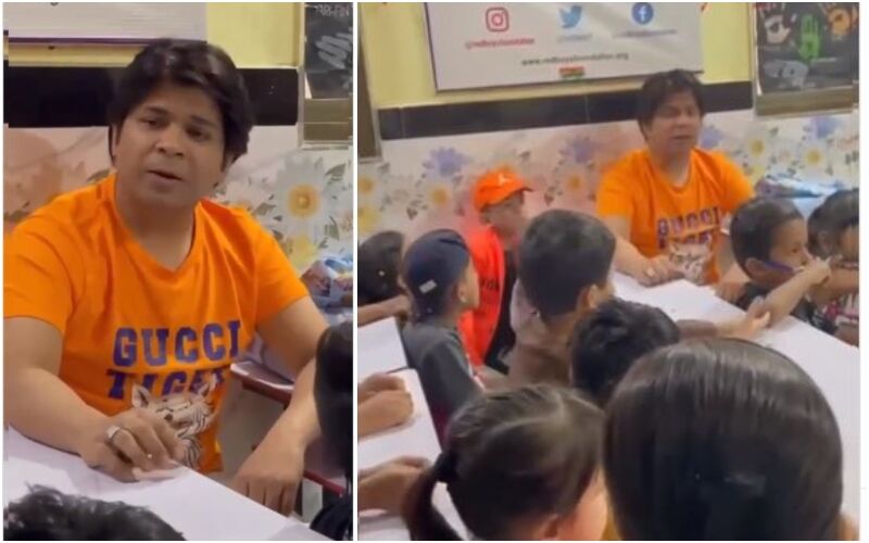 Ankit Tiwari Visits Slum, Celebrates Christmas With Underprivileged Children