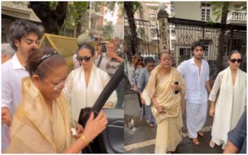 Anil Mehta Funeral: Malaika Arora's Mother Breaks Down, Son Arhaan Khan Offers Comfort As Emotional Video Surfaces Online! - WATCH 