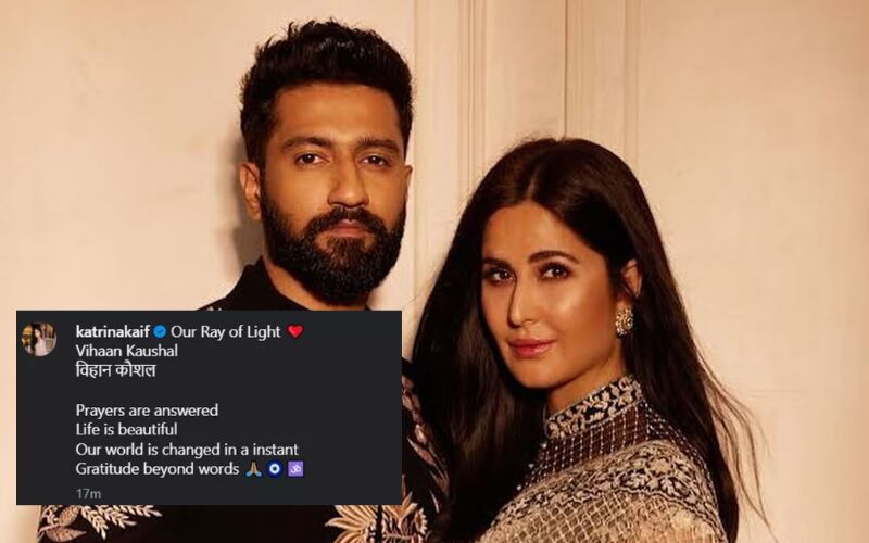Katrina Kaif And Vicky Kaushal Reveal Baby Boy’s Name, Share First Glimpse Of Their Little ‘Ray of Light’