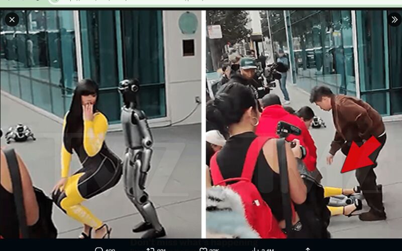 Cardi B Falls While Dancing With Robot In Stilettos, Video Goes Viral Ahead Of Super Bowl 2026 Weekend