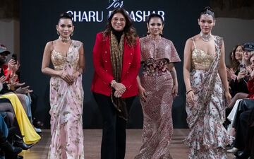 Paris Milan Fashion Week: Urmimala Baruah Leads Bharat’s Bold Noir Revolution With Charu Parashar’s Begum Noir 