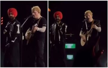 Ed Sheeran Sings Diljit Dosanjh's Lover Live With Him During The Mumbai Concert, Netizens Say Punjabi Music Gonna Rule The World - WATCH 