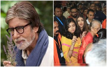 Amitabh Bachchan Pens Cryptic Post After Aishwarya Rai's Solo Visit To GSB Ganpati With Daughter Aaradhya 