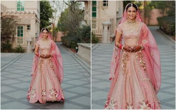 Pretty In Pink: Kriti Kharbanda's Wedding Lehenga Honors A Special Wish By Pulkit Samrat's Late Mom 