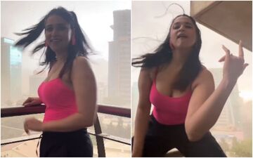 Mumbai Dust Storm: Mannara Chopra TROLLED For Enjoying A Balcony Dance, Netizens Say 'People Are Dying And Here She Is' 