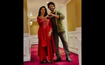 Kartik Aaryan’s Fun Moment With Madhuri Dixit, Vibes To Bhool Bhulaiyaa 3 Title Track In Lucknow! 