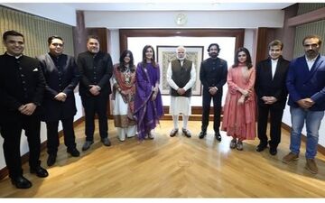 A Proud Moment! After Watching The Sabarmati Report At The Parliament Yesterday, Honourable PM of India Narendra Modi Met The Team To Applaud Them For their Remarkable Efforts! 