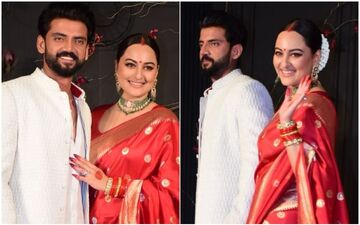 Sonakshi Sinha-Zaheer Iqbal's Wedding Photos OUT! Star Couple Looks Super Adorable In Their Stunning Ethnic Outfit 