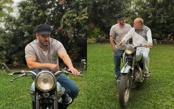 Are We Going To See Salman Khan Riding His Father Salim Khan's First Bike In His Much Anticipated Eid Release Sikandar? 