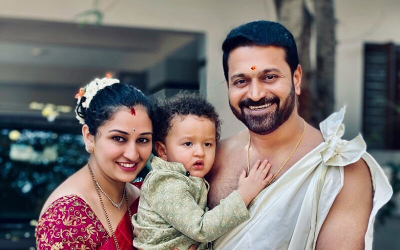 “Tiny Steps, Big Style”: Rishab Shetty’s Wife Pragathi Shetty Shares Heart Melting Video Of Their Kids Walking The Runway