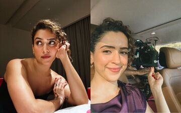 Powerhouse Performer Sanya Malhotra Shares A Raw, Real Look Inside Her Sundar Poonam Journey. 