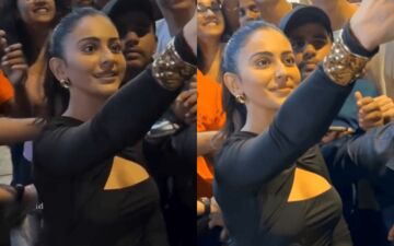 Rakul Preet Singh's Fan Moment! Fans Are Happy To See Her Recover, As she Clicks selfies With Them ! 