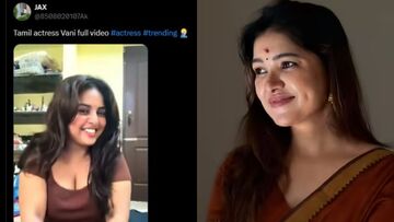 Tamil Actress Vani AKA Thamizhvani's Alleged Private Video Goes Viral, No Official Statement Yet 