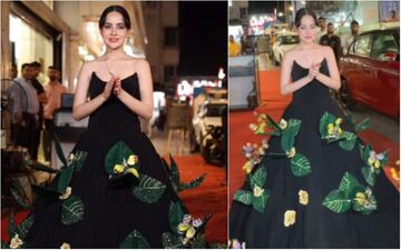 Uorfi Javed For Met Gala! Netizens In Awe Of The Fashion Diva's Creative Tropical-Theme Outfit!, Call It Her Best Dress Till Date - WATCH VIDEO 