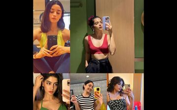 5 Bollywood Divas Who Master The Art Of Mirror Selfies: Alia Bhatt, Janhvi Kapoor, And More 