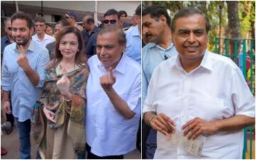 Mukesh Ambani Carries His Aadhaar Card In A Plastic Bag During Lok Sabha Elections 2024; Businessman Wins Over Internet- WATCH 