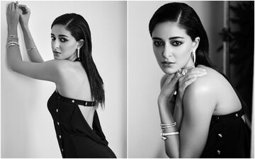 Ananya Panday Stuns In A Fitted Black Backless Dress; Actress Takes Internet By Storm With Her Smoking Hot Photos- Take A Look Inside 