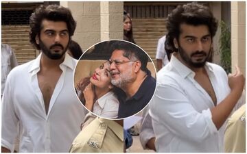 Arjun Kapoor Visits Ex-Girlfriend Malaika Arora's Father's Residence After His Tragic Death By Suicide - WATCH 