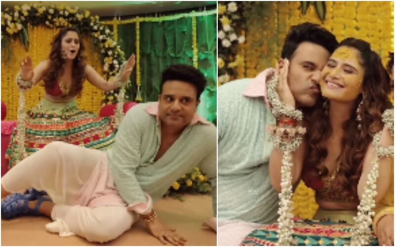 Arti Singhs Haldi Ceremony PICS OUT: Brother Krushna Abhishek Adds A Touch Of Humour To The Pre-Wedding Festivity- WATCH