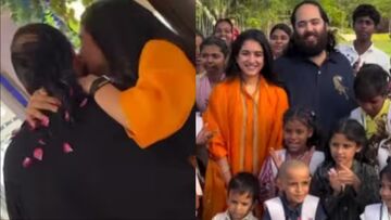 Anant Ambani Birthday: Celebrates Special Day With Underprivileged Kids, Radhika Merchant’s Simple No-Makeup Look Wins Hearts 
