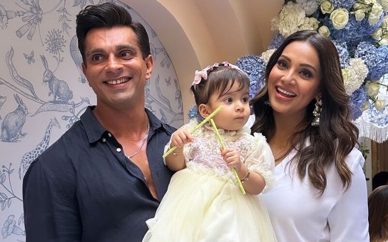  Karan Singh Grover Paints With Daughter Devi, During His Free Time; Bipasha Basu Shares Adorable Glimpses Of Their Family Time- WATCH