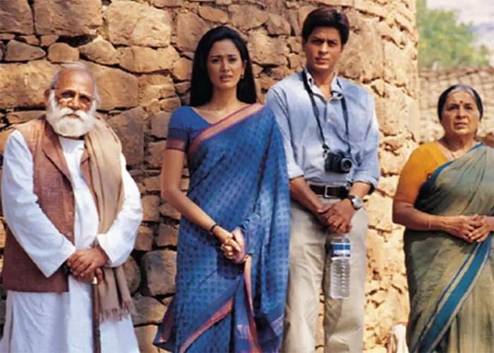 lekh tandon and shah rukh khan in swades