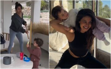 Priyanka Chopra Does Squats, Plays With Malti Marie; Actress Shares Sweet BTS Moments With Daughter From Heads Of State Shoot- WATCH 