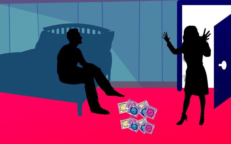 Husband's Foreign Sojourn, Exotic Hotel, Wife's Surprise Visit And Packet Of Condoms