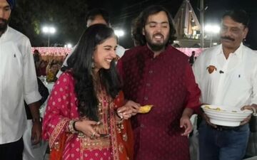Anant Ambani-Radhika Merchant Pre-Wedding Festivities: Soon-To-Be Newlyweds Host Anna Seva At Jamnagar Alongside Mukesh Ambani 