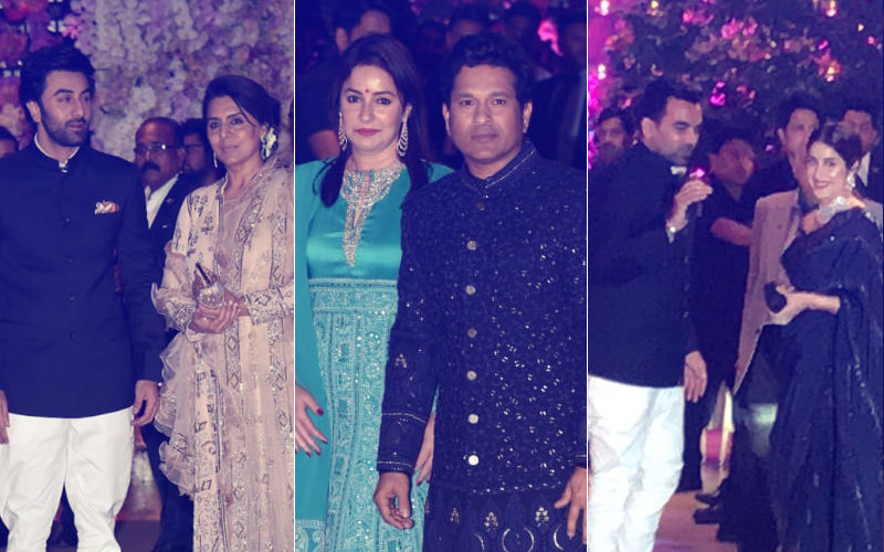 अंबानी इंगेजमेंट पार्टी: रणबीर-नीतू, सचिन-अंजलि, जहीर-सागरिका ने की शानदार एंट्री