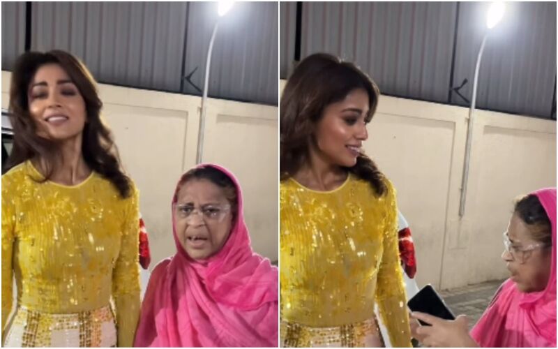  Here's How Shriya Saran REACTS To Elderly Women Who Remarked 'Kaise Kapde Pehni Hui Hai Ladki' On Her Shimmery Outfit - WATCH
