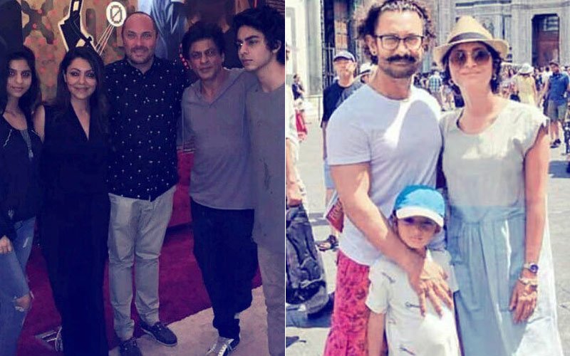 PICS: Shah Rukh Khan & Aamir Khan Enjoy Quality Time With Family