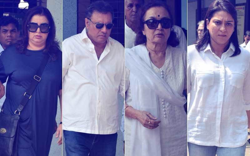 Farah Khan, Boman Irani, Asha Parekh, Priya Dutt Attend Shammi Aunty’s Funeral