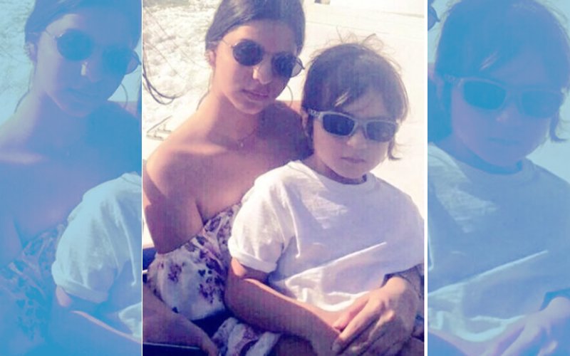 Here’s The CUTEST Picture Of Suhana Khan With Brother AbRam In Her Lap