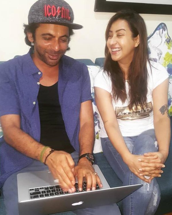 sunil grover with shilpa shinde sunil grover with shilpa shinde