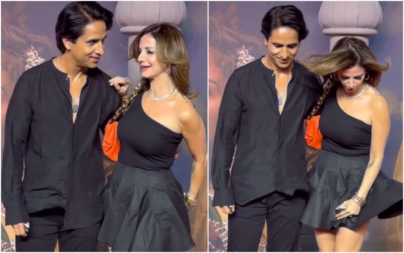 OOPS MOMENT! Sussanne Khan Struggles To Pose In Her Mini Dress At Heeramandi’s Premiere; Netizens Say, ‘Aur Phno Chote Skirts’- WATCH