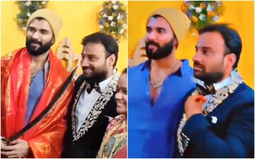 Vijay Deverakonda Attends His Bodyguard Ravi’s Wedding Reception; Actor’s Parents Shower The Newlyweds With Blessings- WATCH 