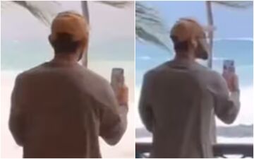 Virat Kohli Shows Anushka Sharma The Situation Around Over Video Call After Team India Gets Stranded In Barbados Over Hurricane Beryl - WATCH 