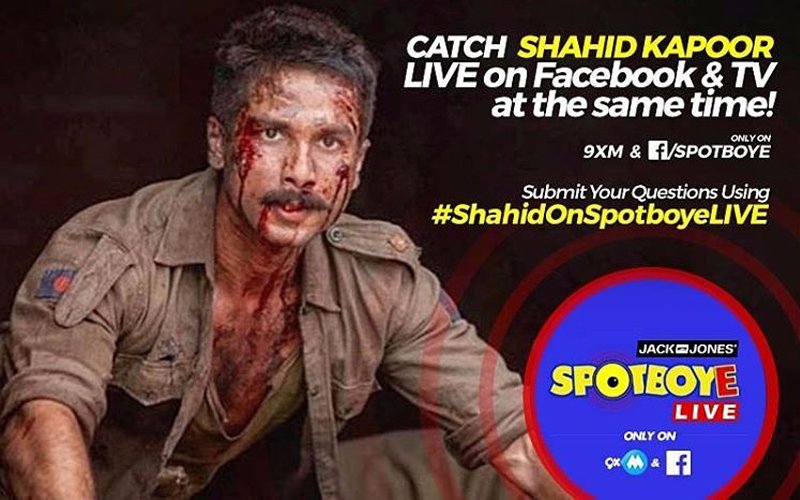 SPOTBOYE LIVE: Shahid Kapoor Live On Facebook And 9XM!