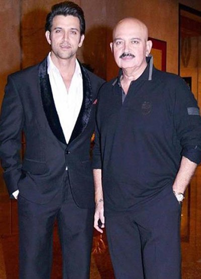 hrithik roshan with father rakesh roshan