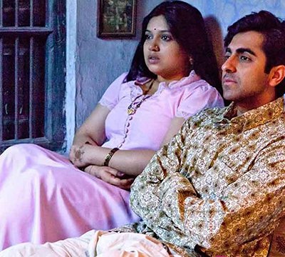 ayushmann khurrana and bhumi pednekar in dum laga ke haisha